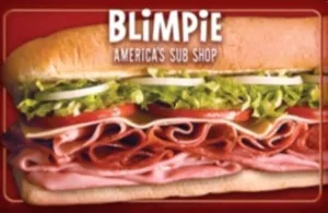 Blimpie Gift Card