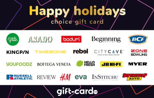 Happy Holidays Gift Card