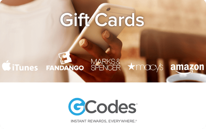 G Code Reward GCodes Global Retail Gift Card | Shop Top Brands Online