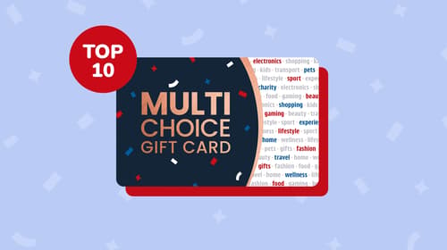 Top 10 most popular gift cards