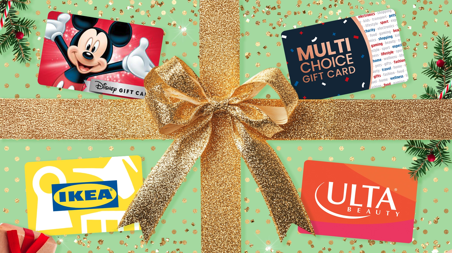 The best options for Christmas gift cards