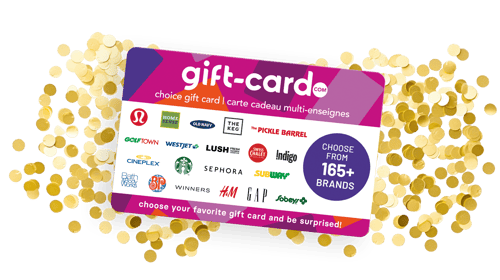 The Choice Gift Card: one card, 150+ possibilities