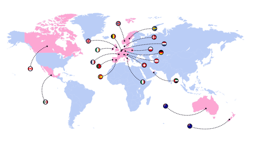 International gift cards for more than 20+ countries