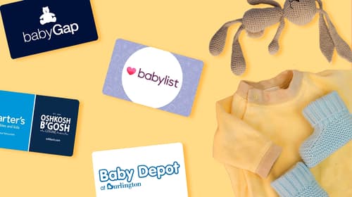 Baby shower gift cards
