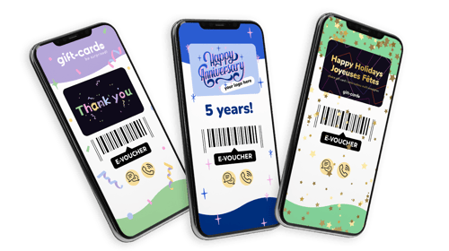Ideal for onboarding, milestones, and holidays