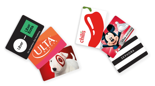 Popular holiday gift cards for employees