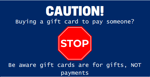 Gift card scam